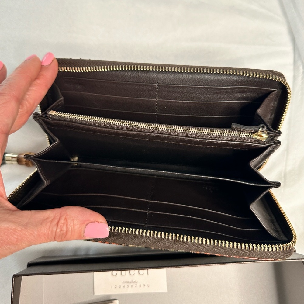 Authentic Gucci Python Zipper Wallet - image 2